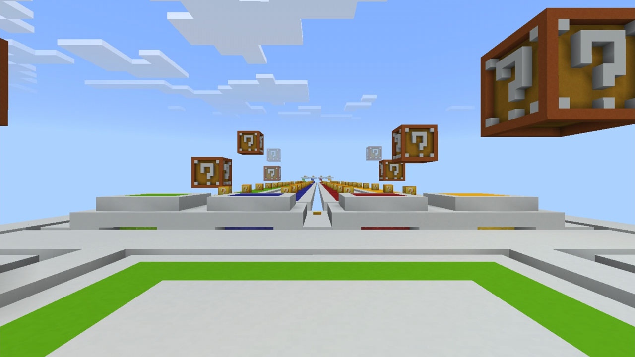 image for 2LuckyBlocks Race MCPE map