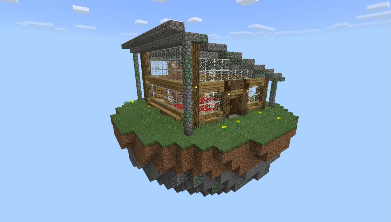 image for 1Progressive Skyblock map for MCPE