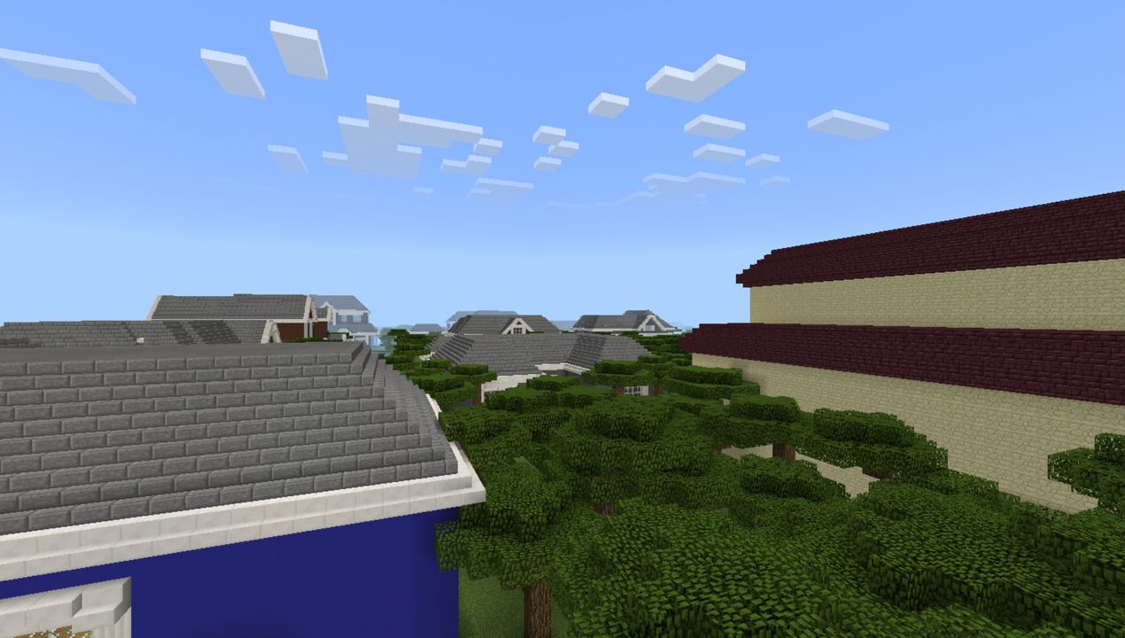 image for 3School and Town MCPE map