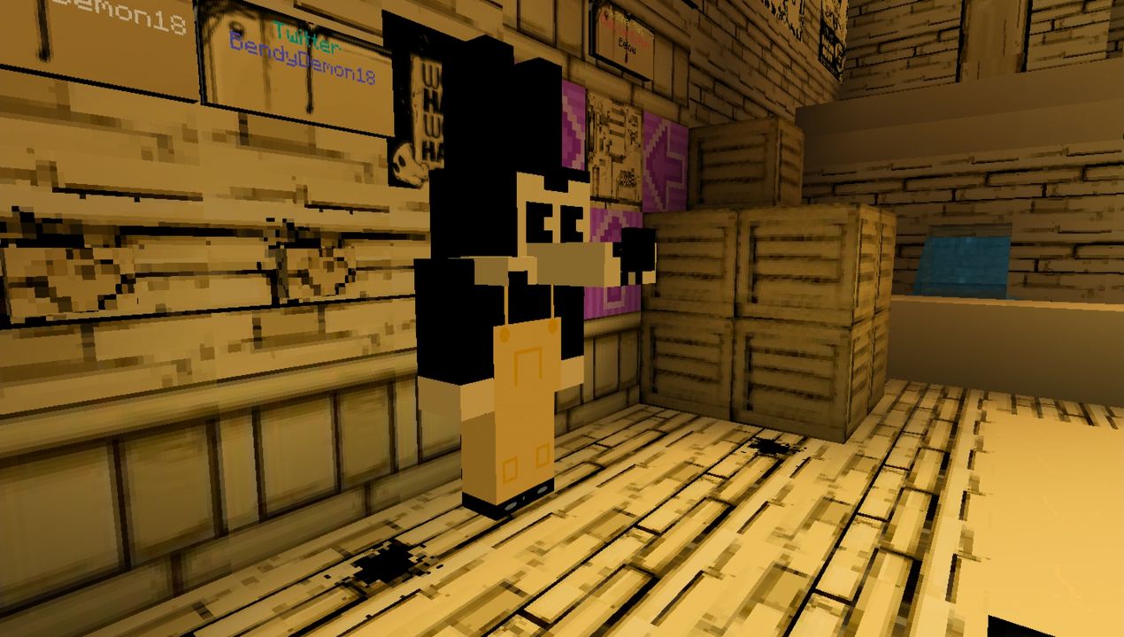 image for 2Bendy Game Horror 3 map for MCPE
