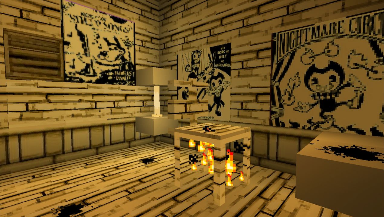 image for 3Bendy Game Horror 3 map for MCPE