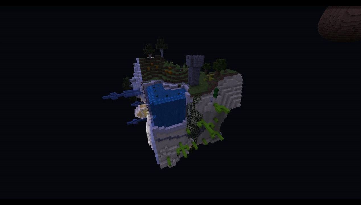 image for 1BlockWorlds. Space MCPE Map