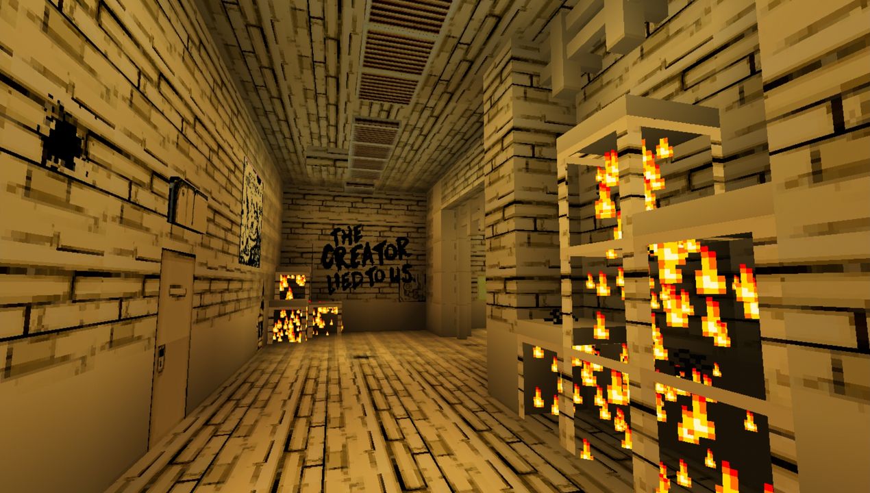 image for 1MCPE map: Bendy Game Horror 1