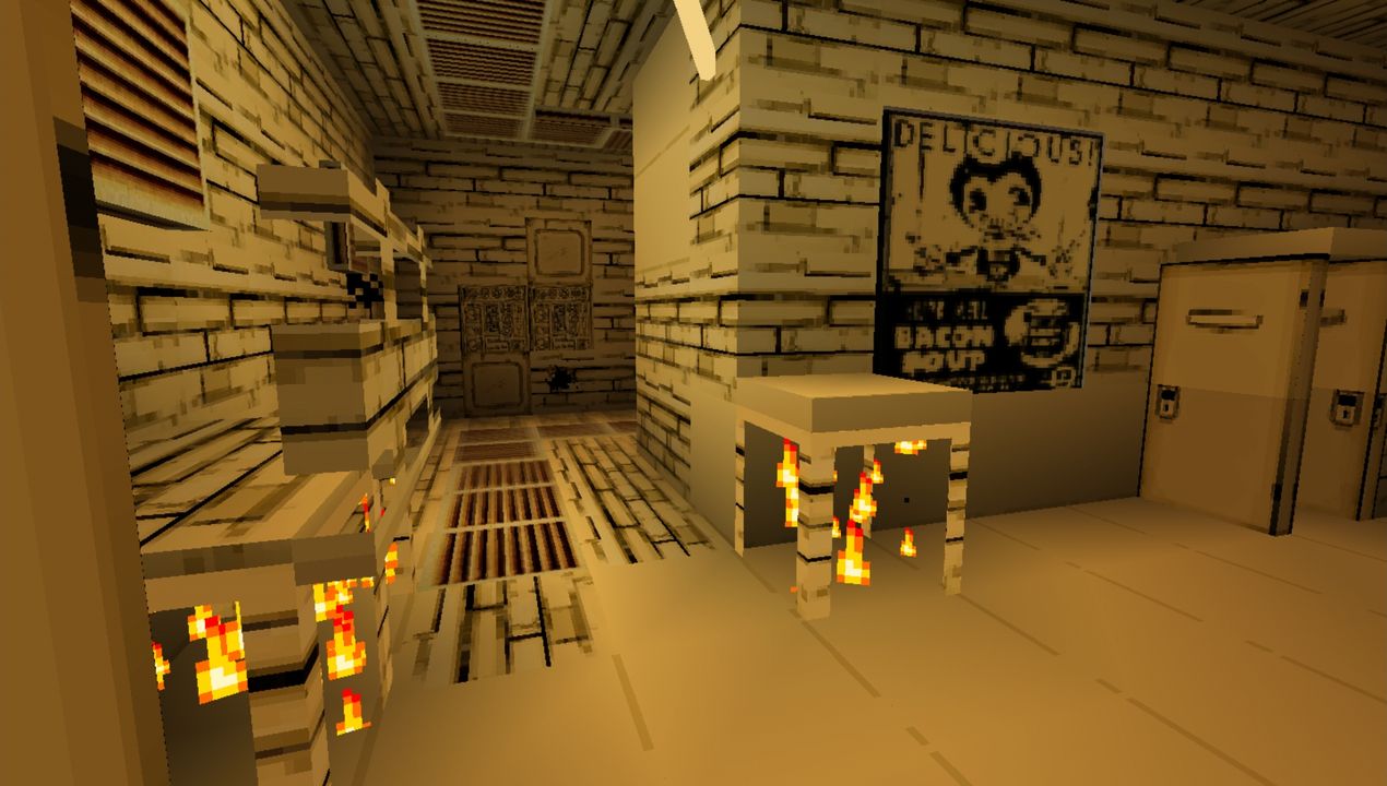 image for 2MCPE map: Bendy Game Horror 1