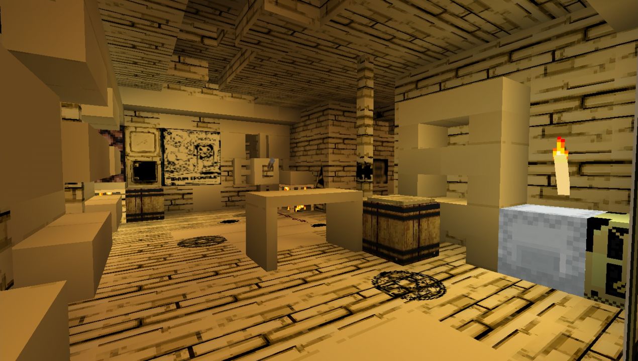 image for 4MCPE map: Bendy Game Horror 1
