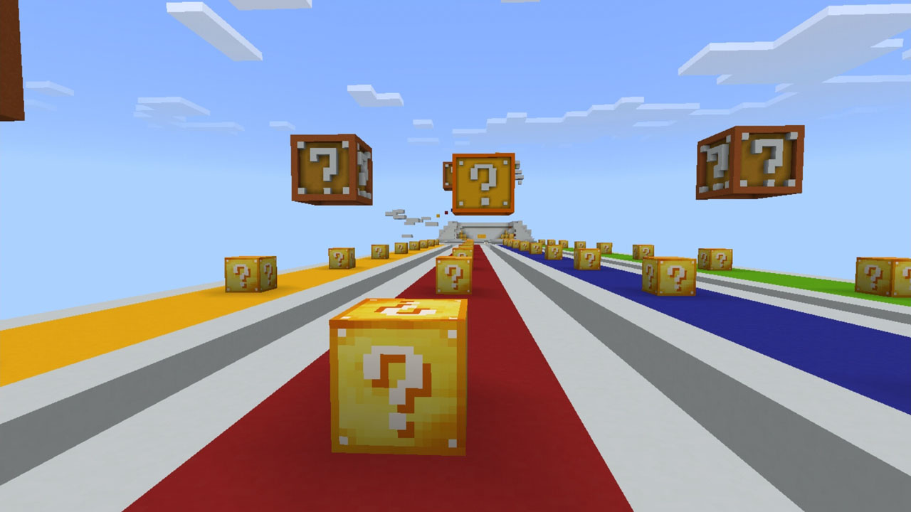 LuckyBlocks Race MCPE map