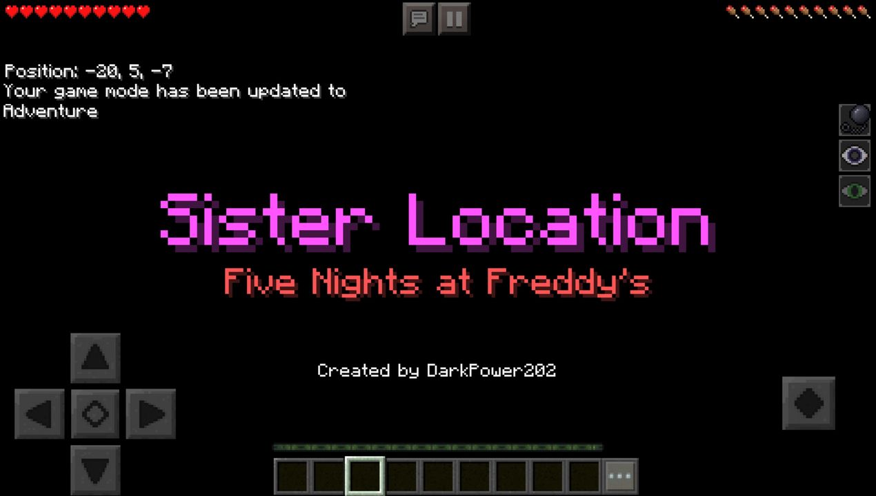 FNAF MCPE map: Sister Location – Night 3