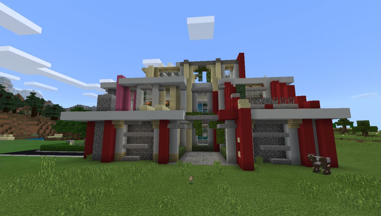 image for 1Mansion (Colourful House) MCPE map