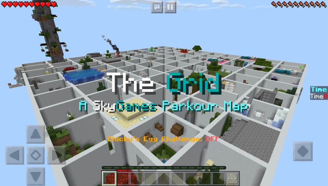 image for 2The Grid 2019. Parkour MCPE map
