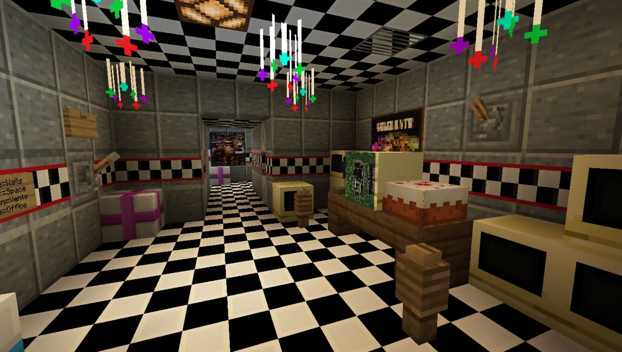 Five Nights at Freddy's 1 Minecraft Map