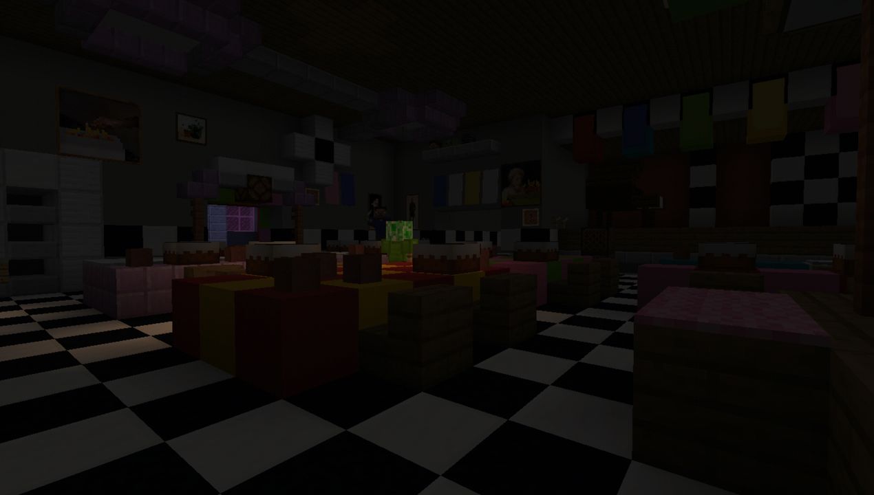 image for 2Three Nights At MineStands FNAF map for MCPE
