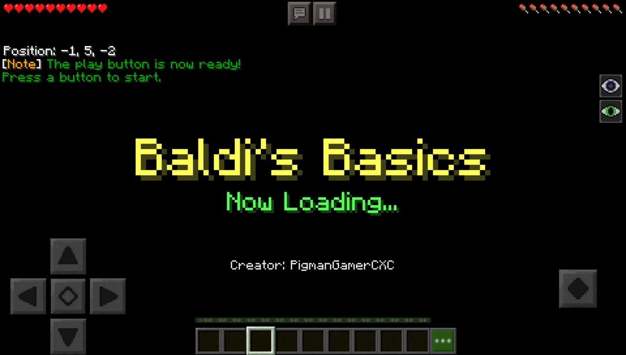 image for 1Baldi’s Basics. Horror MCPE map