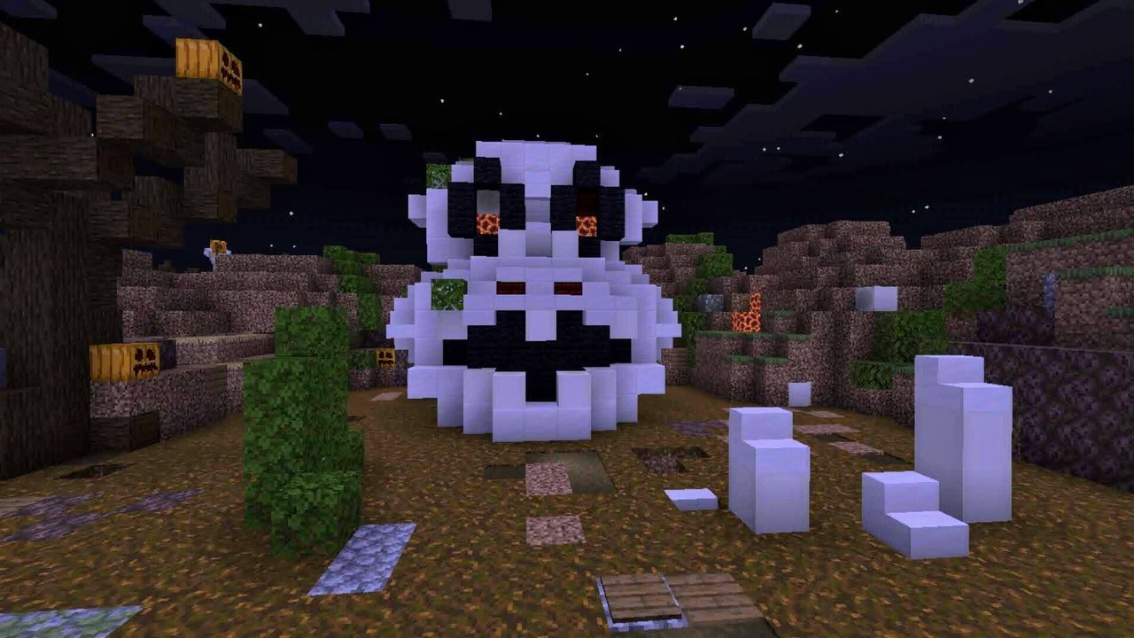 image for 2Find The Button Halloween Edition. MCPE Map