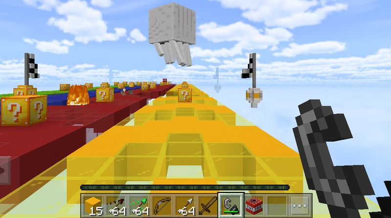 image for 4Lucky Block New Race MCPE map