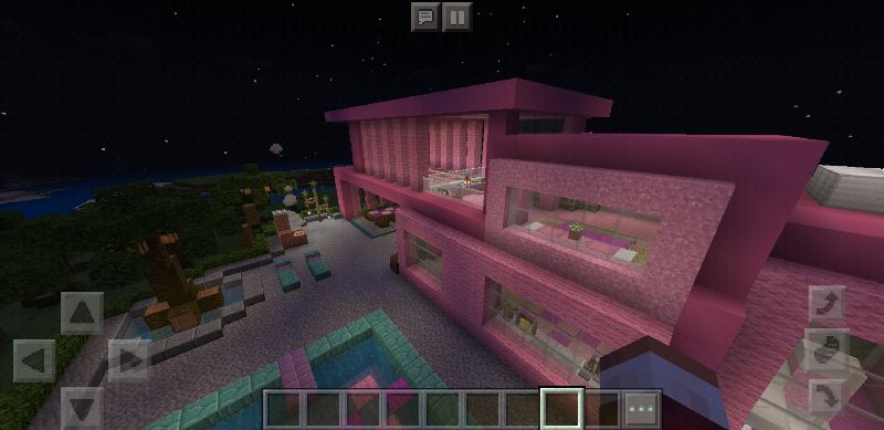 image for 1Pink Mansion MCPE map for girls