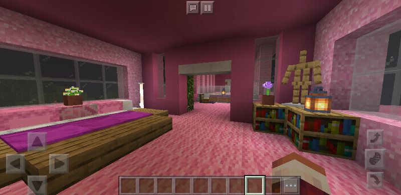 image for 2Pink Mansion MCPE map for girls