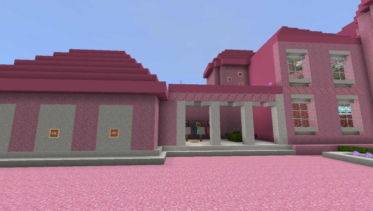 image for 4Pink House map for MCPE